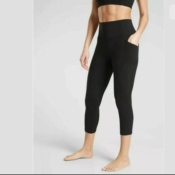Athleta Pants - ATHLETA Salutation Stash Pocket II Capri Tight NWT